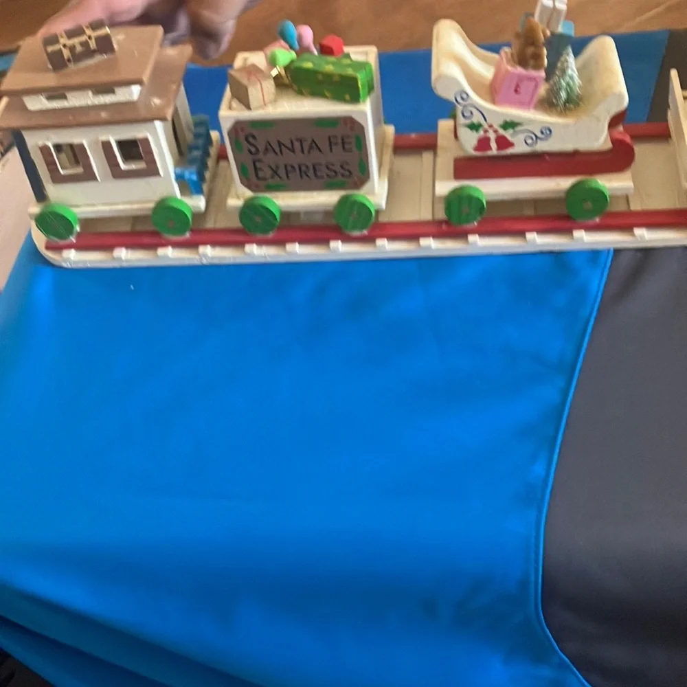 Santa Fe Express Holiday Train Decor